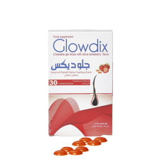 Glowdix- 30 chewable gel drops Argan oil with Omega 3