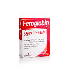 FEROGLOBIN VIT-B12 / 30 CAPSULES