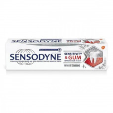 SENSODYNE SENSITIVITY & GUM WHITENING WITH FLUORIDE 75ml - سنسوداين للحساسية واللثة مع تبييض بالفلورايد 75مل