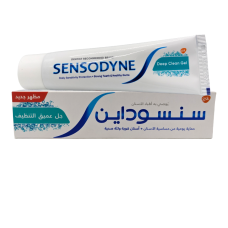 SENSODYNE DEEP CLEAN GEL ADVANCED CLEANING & LASTING FRESHNESS 75ml - سنسوداين جل لتنظيف عميق تنظيف مطور وانتعاش يدوم طويلا 75مل